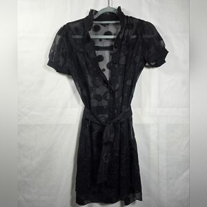 Anna Sui VINTAGE Sheer Wrap Tunic 17